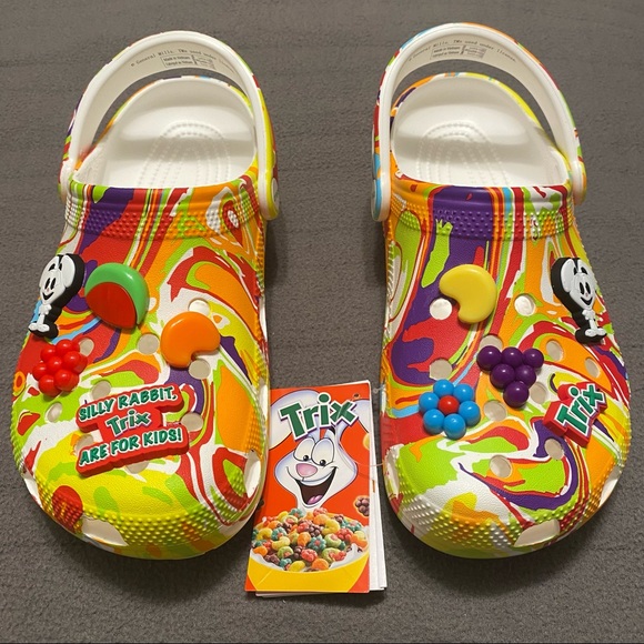 CROCS Shoes Trix Cereal X Crocs Classic Tie Dye Clog Sandal Size 3
